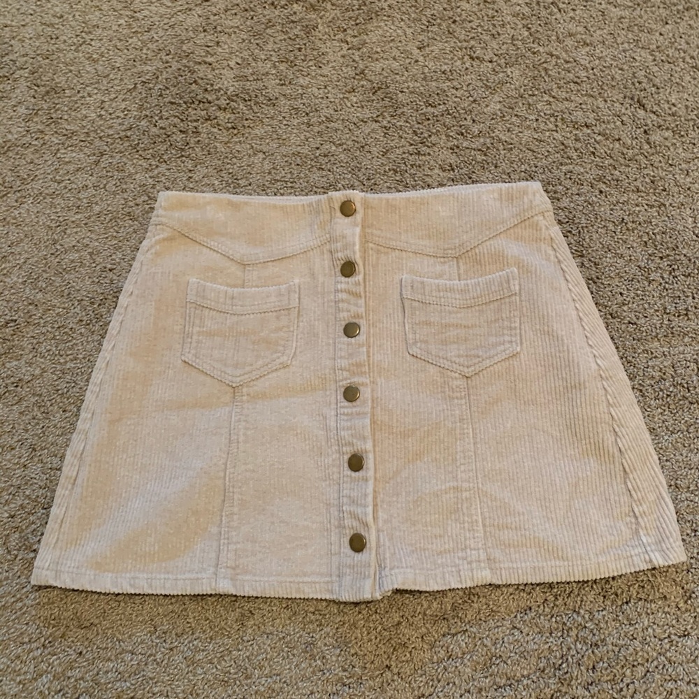 Tan Suede Skirt